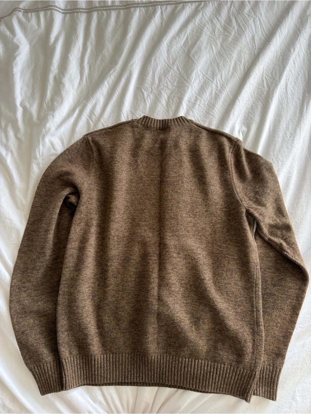 Banana Republic Brown Heather Crewneck Sweater